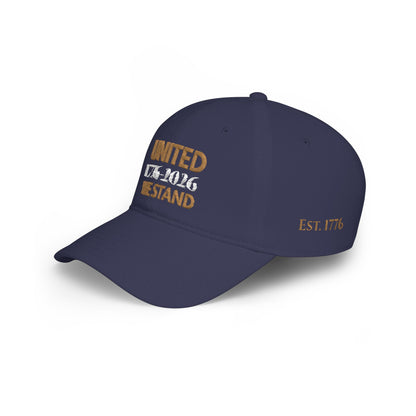 United We Stand 1776–2026 Embroidered Dad Hat | Patriotic America 250 Commemorative Cap