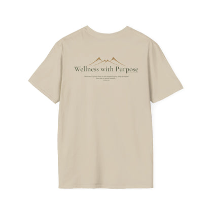 Wellness with Purpose Graphic T-Shirt | Faith & Healthy Living Tee