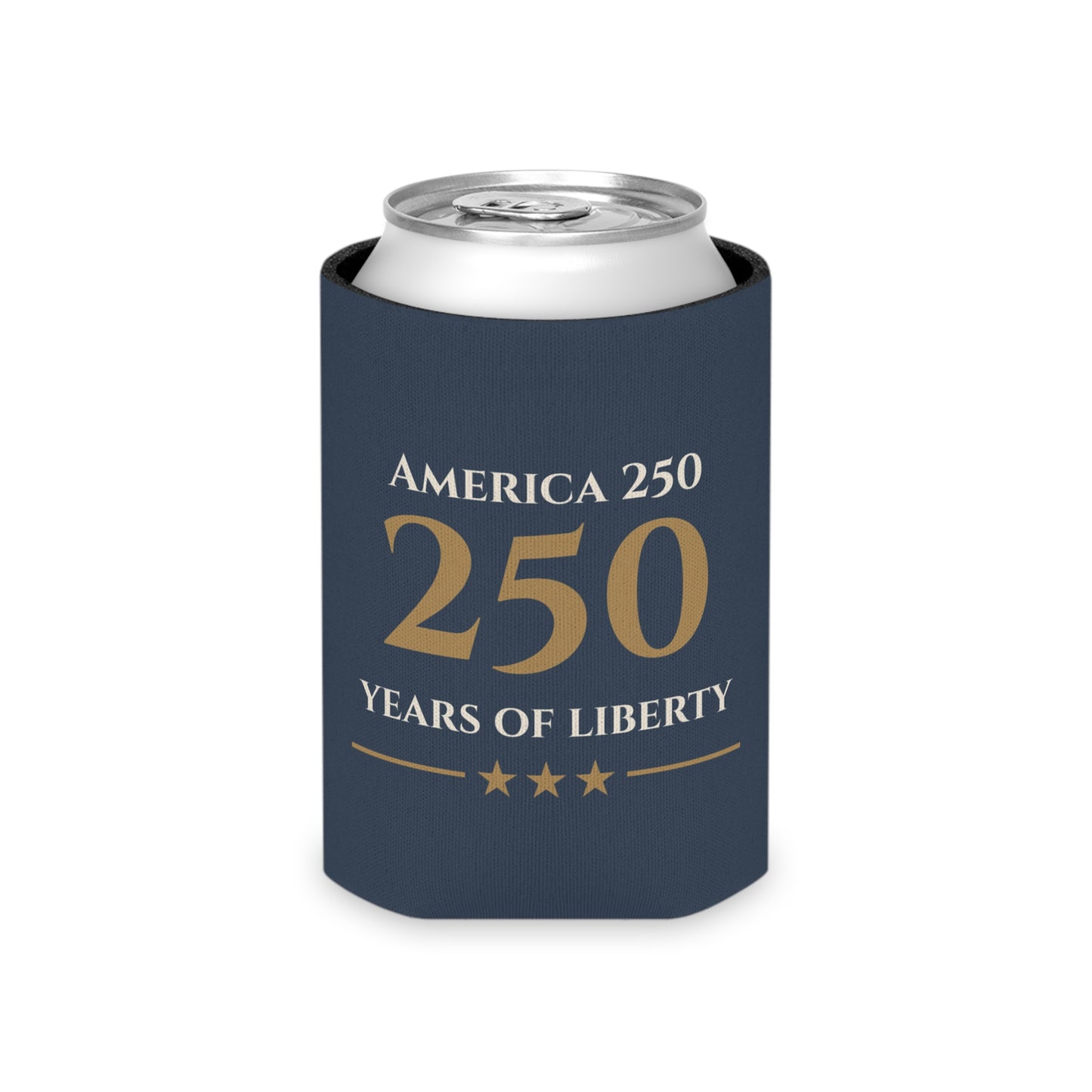Heritage 250 Patriotic Can Cooler | Americana Drink Sleeve | USA Summer Celebration Gift