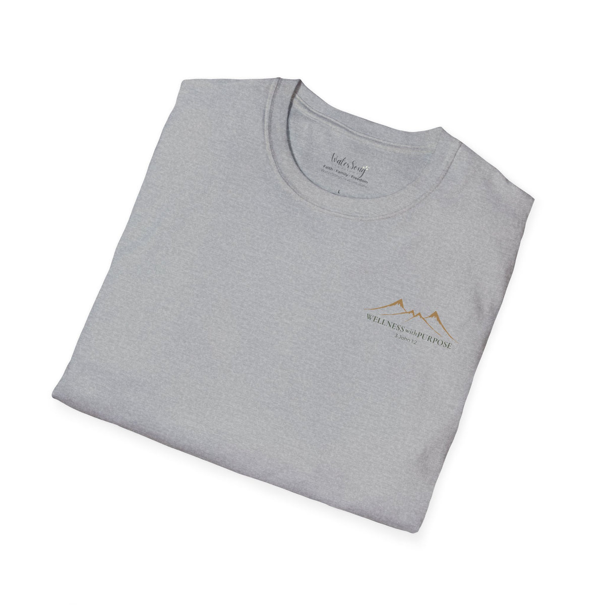 Wellness with Purpose Graphic T-Shirt | Faith & Healthy Living Tee