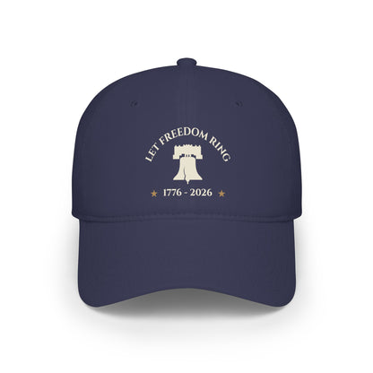 1776–2026 Commemorative Americana Cap | Liberty Bell Patriotic Collection Hat  Heritage 250 Low Profile Dad Hat