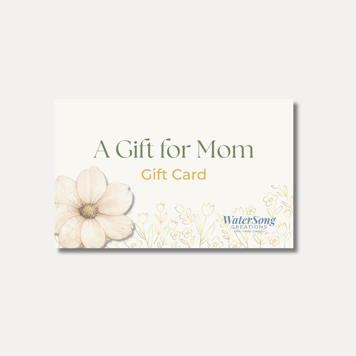 Gift for Mom Gift Card