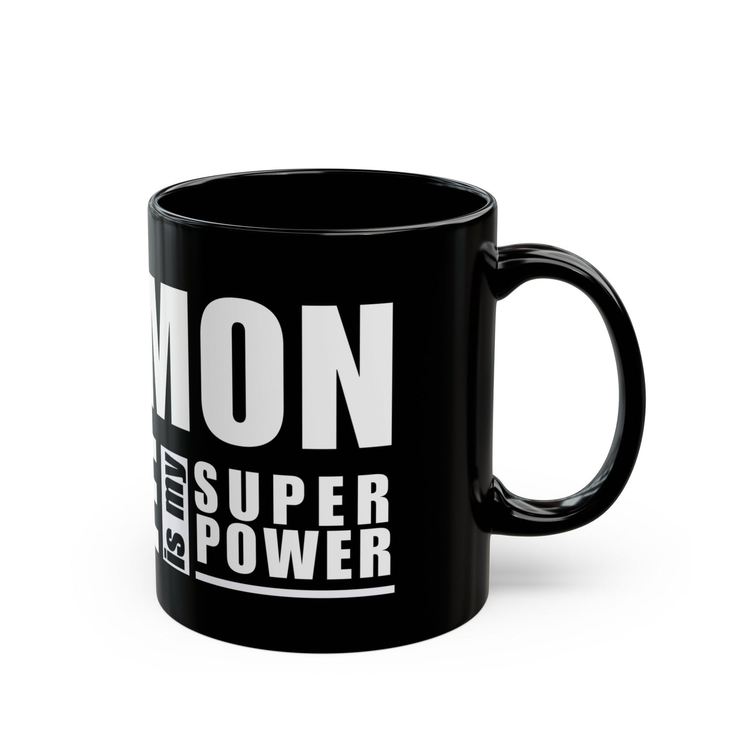Common Sense is My Superpower Black Mug - 11oz/15oz Coffee Cup