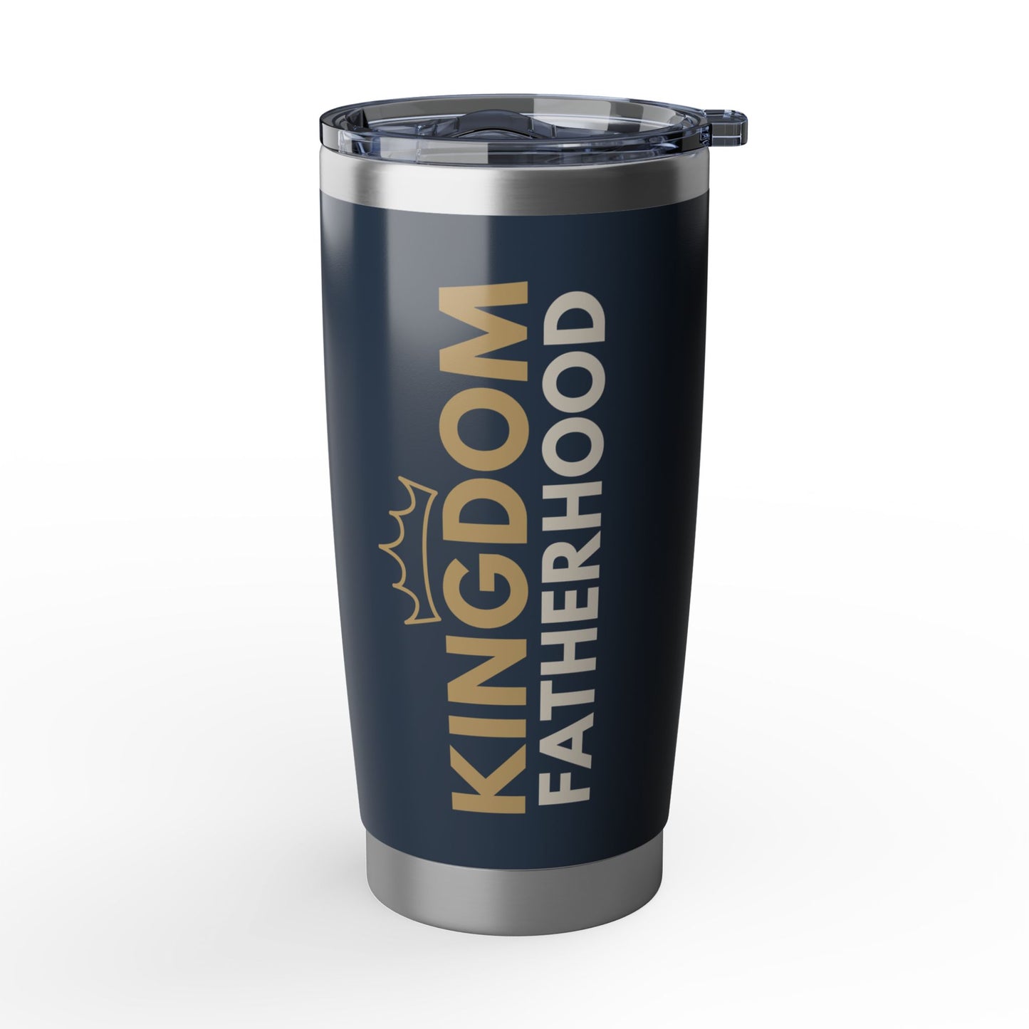 Kingdom Fatherhood Stainless Steel Tumbler | Faith-Based Gift for Dads | 20 oz