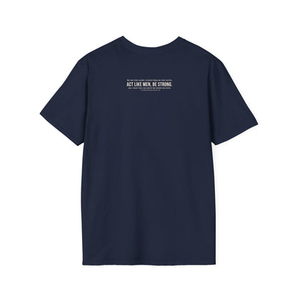 Kingdom Fatherhood Scripture Tee | 1 Corinthians 16:13–14 Christian Men’s Faith Shirt | Biblical Fatherhood