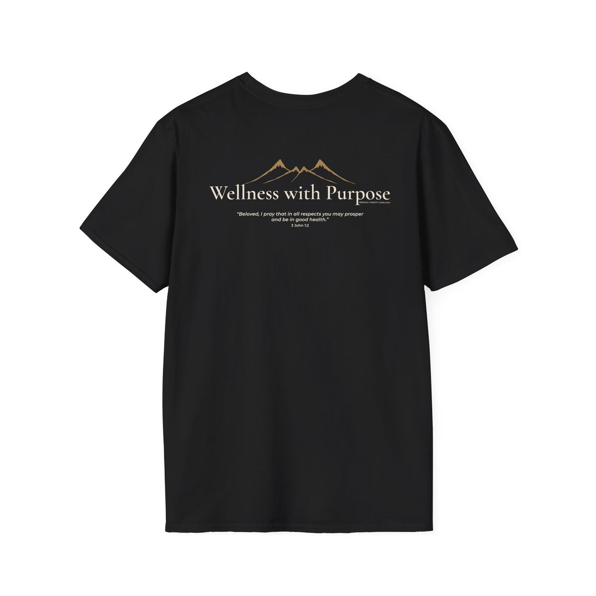 Wellness with Purpose Graphic T-Shirt | Faith & Healthy Living Tee