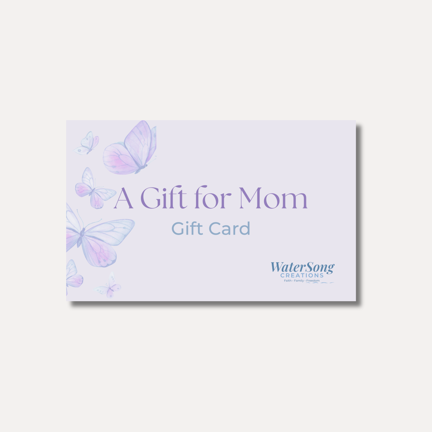 Gift for Mom Gift Card