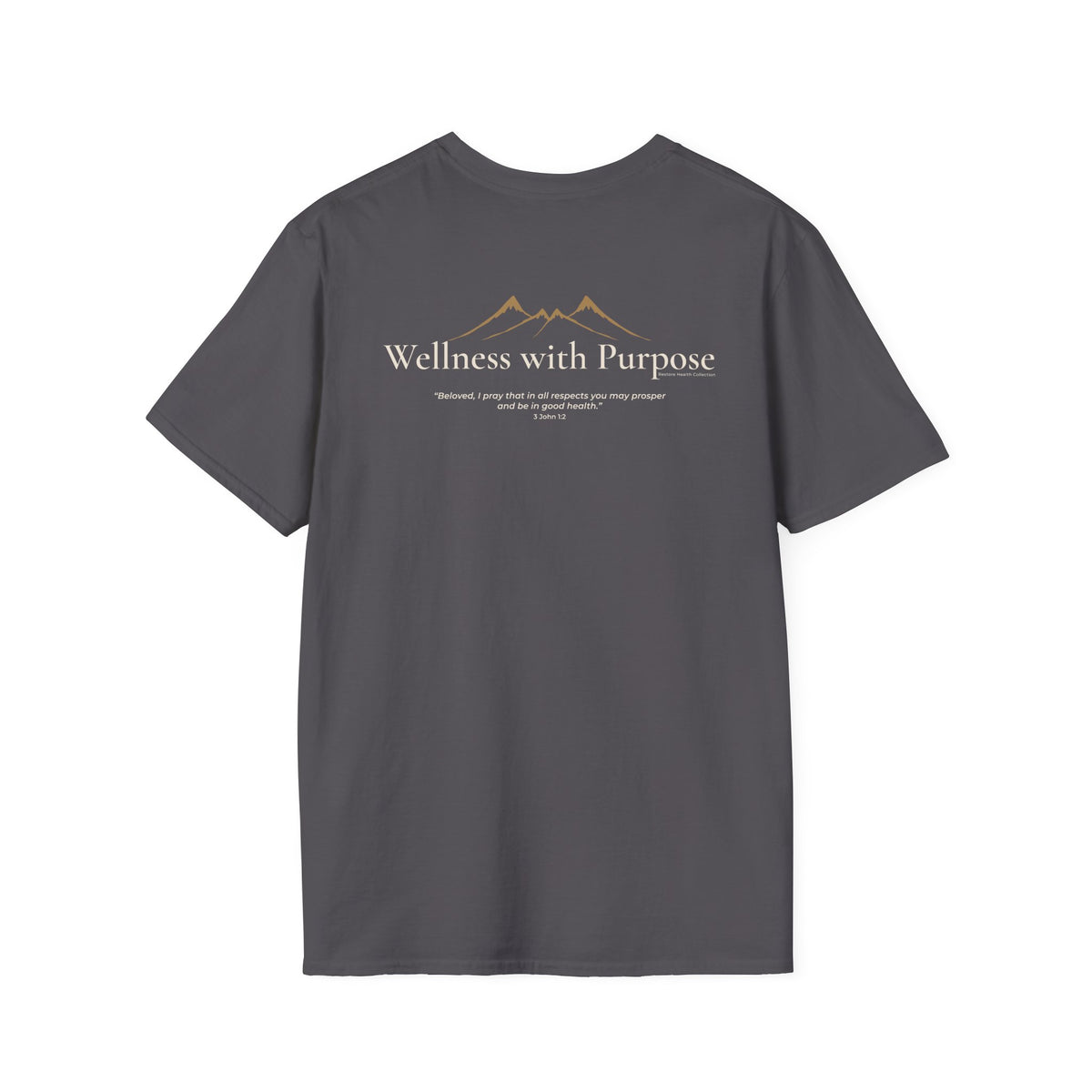 Wellness with Purpose Graphic T-Shirt | Faith & Healthy Living Tee
