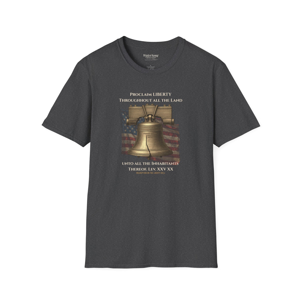 Liberty Bell Shirt | Proclaim Liberty Patriotic Christian Tee | Americana Tee