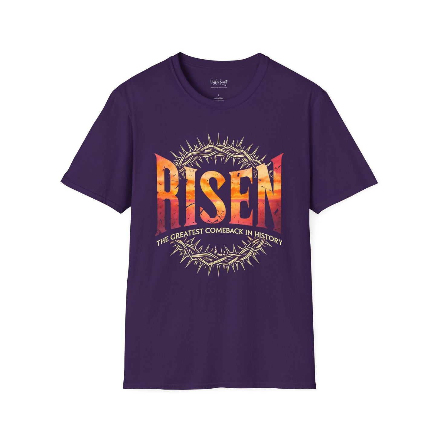 He is Risen Soft Cotton T-shirt - Greatest Comeback in History