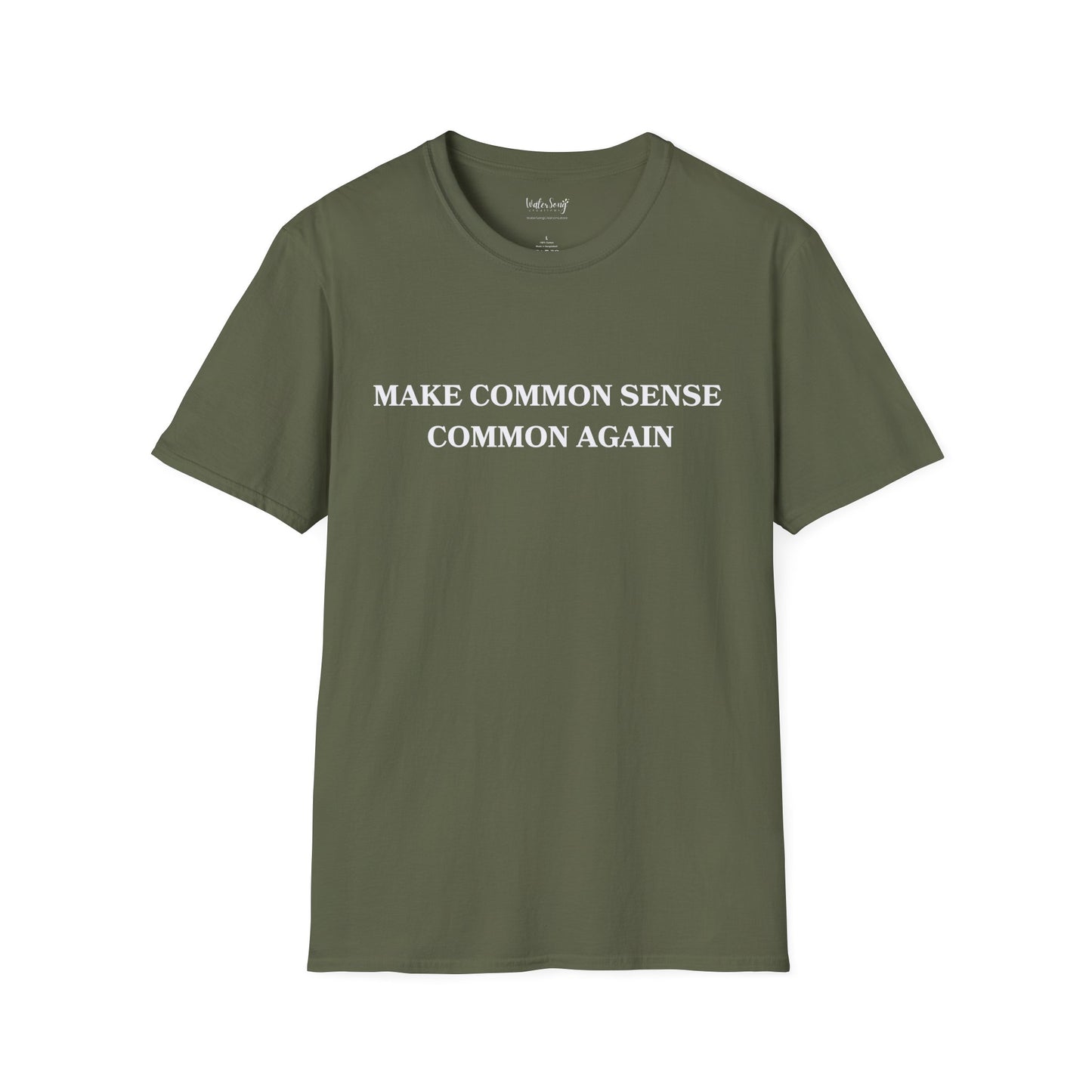 Make Common Sense Common Again Soft Cotton t-Shirt