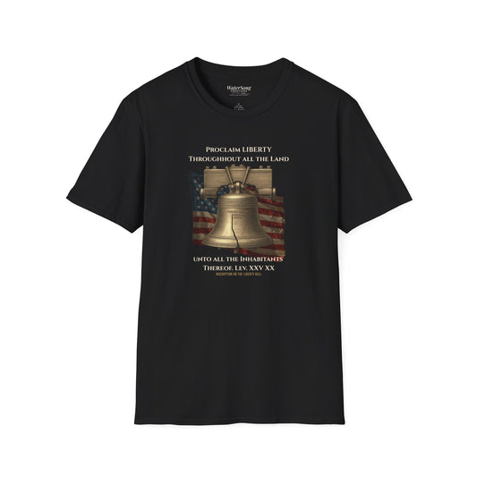 Liberty Bell Shirt | Proclaim Liberty Patriotic Christian Tee | Americana Tee