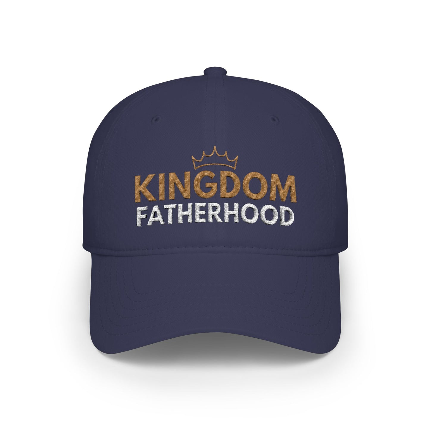 Kingdom Fatherhood Embroidered Hat | Low Profile Cap | Faith Based Dad Hat