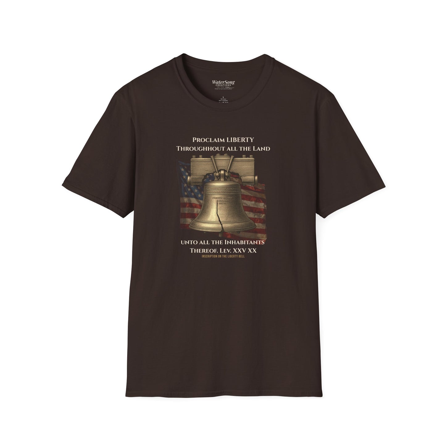 Liberty Bell Shirt | Proclaim Liberty Patriotic Christian Tee | Americana Tee