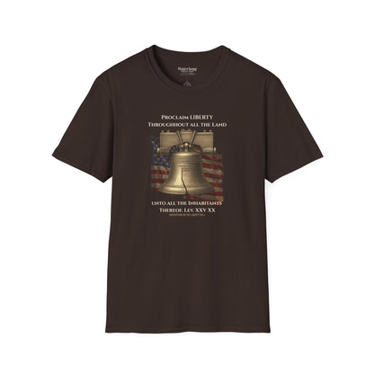 Liberty Bell Shirt | Proclaim Liberty Patriotic Christian Tee | Americana Tee