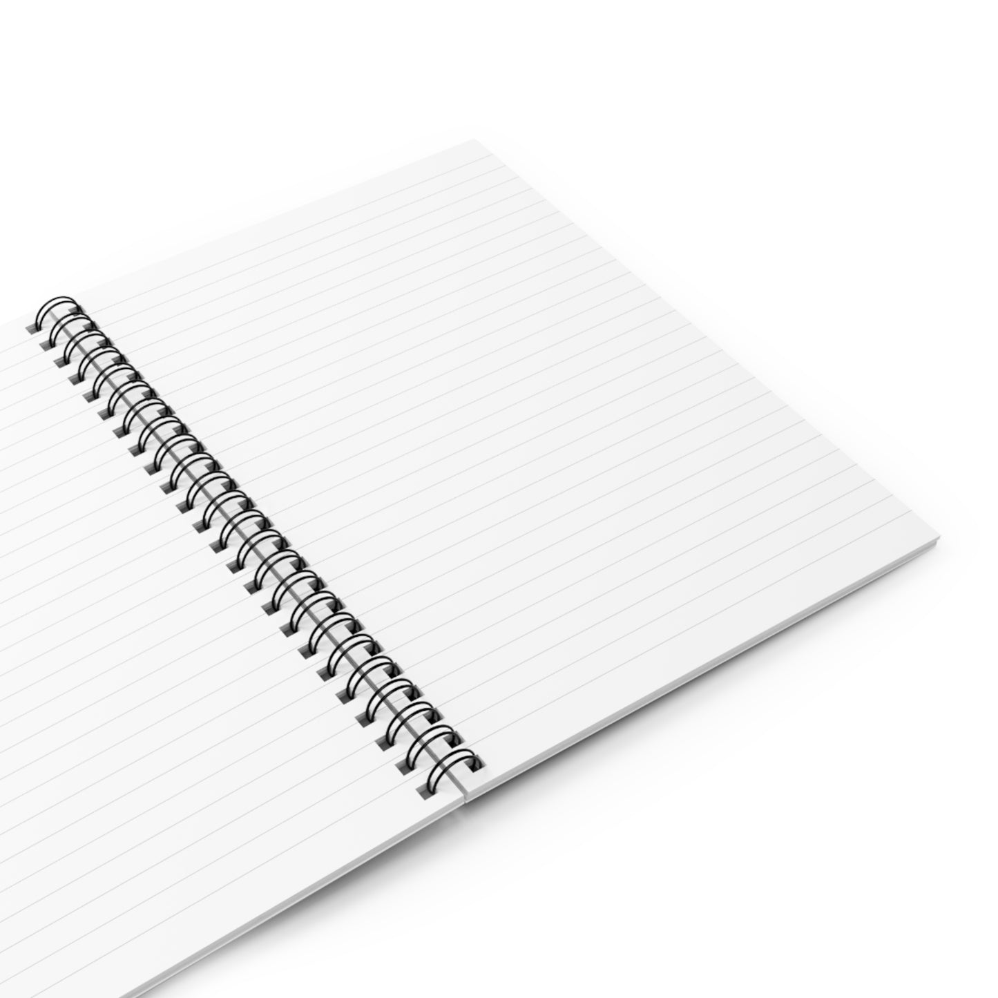 Notebook — "Read the Labels. Question the System." Spiral Ruled Journal - Cream
