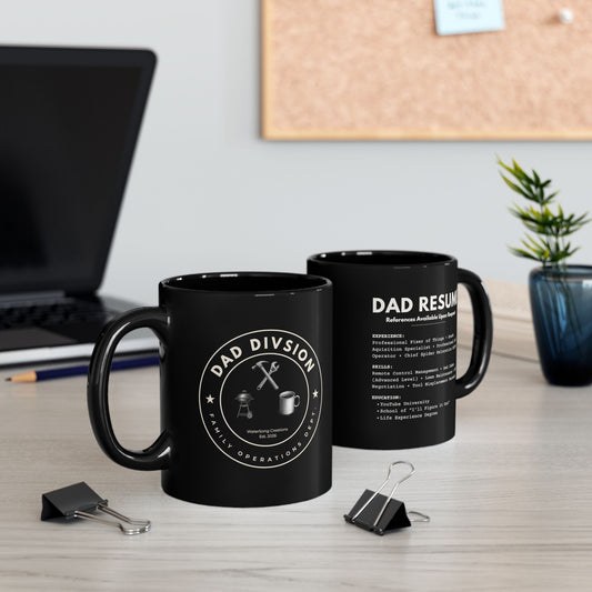 Dad Resume Mug | Funny Fatherhood Gift Coffee Cup (11oz/15oz)